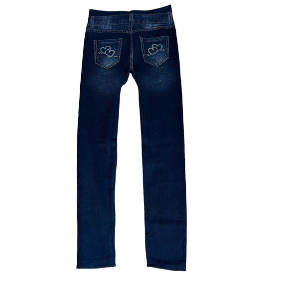 NWT Sacred Threads One Size Jean Jeggings Stretchy, Comfortable, Wide Waistband - Picture 2 of 4